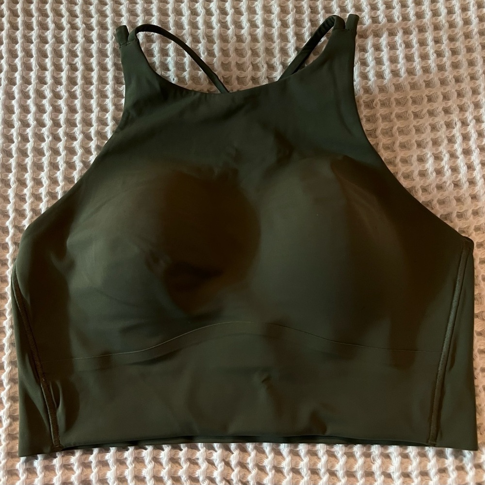 Lululemon Olive Sports Bra. Size 10.